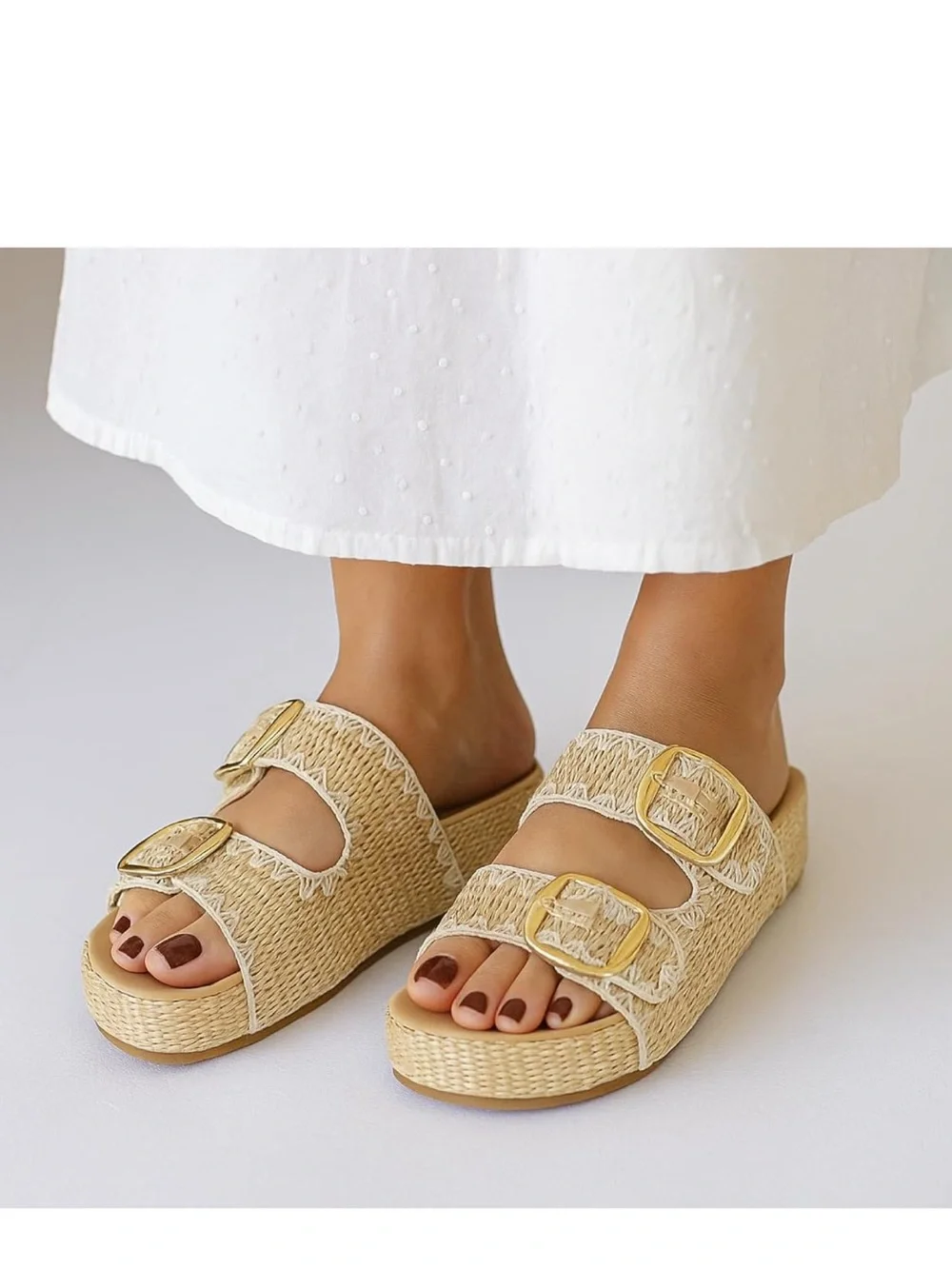 Cushionaire beige braided